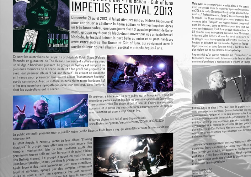 Live report – The ocean / Cult of luna – Impetus festival 2013